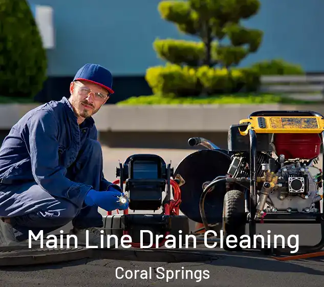  Main Line Drain Cleaning Coral Springs